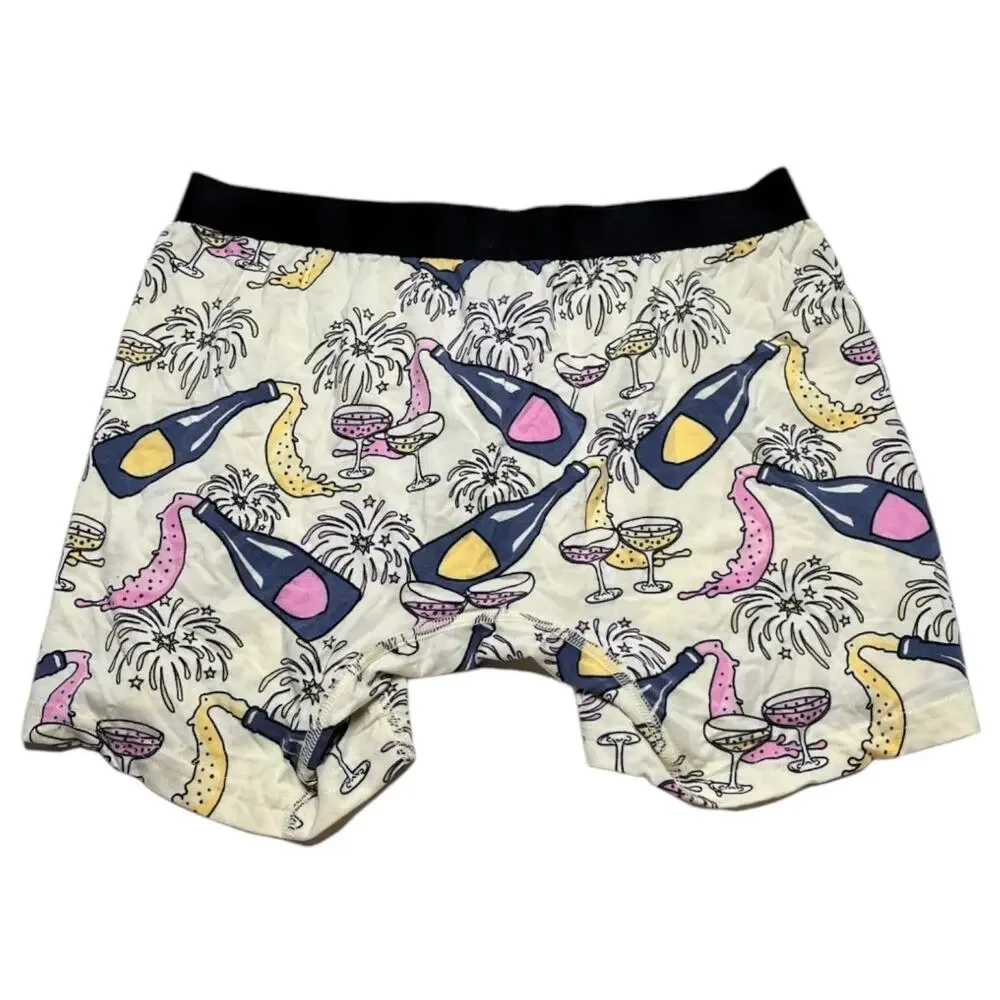 MeUndies Champagne Celebration New Years Boxer Brief Underwear Size Medium